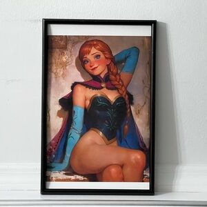 Frozen Anna Art Poster